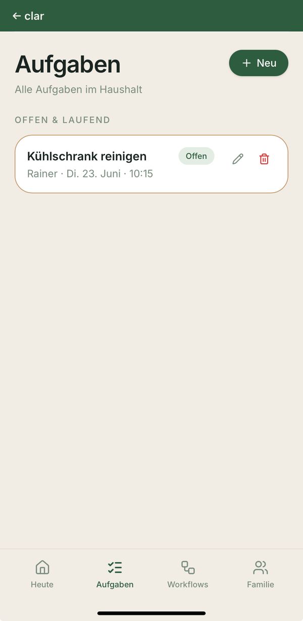 clar·heim Aufgaben
