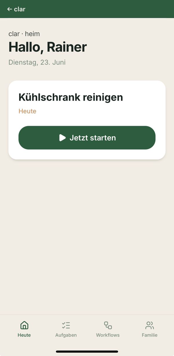 clar·heim Heute